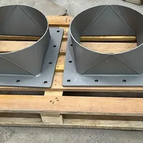 Переходы с круглого сечения на квадратное